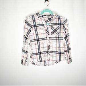 DAYTRIP | Girls' Pink Flannel Medium